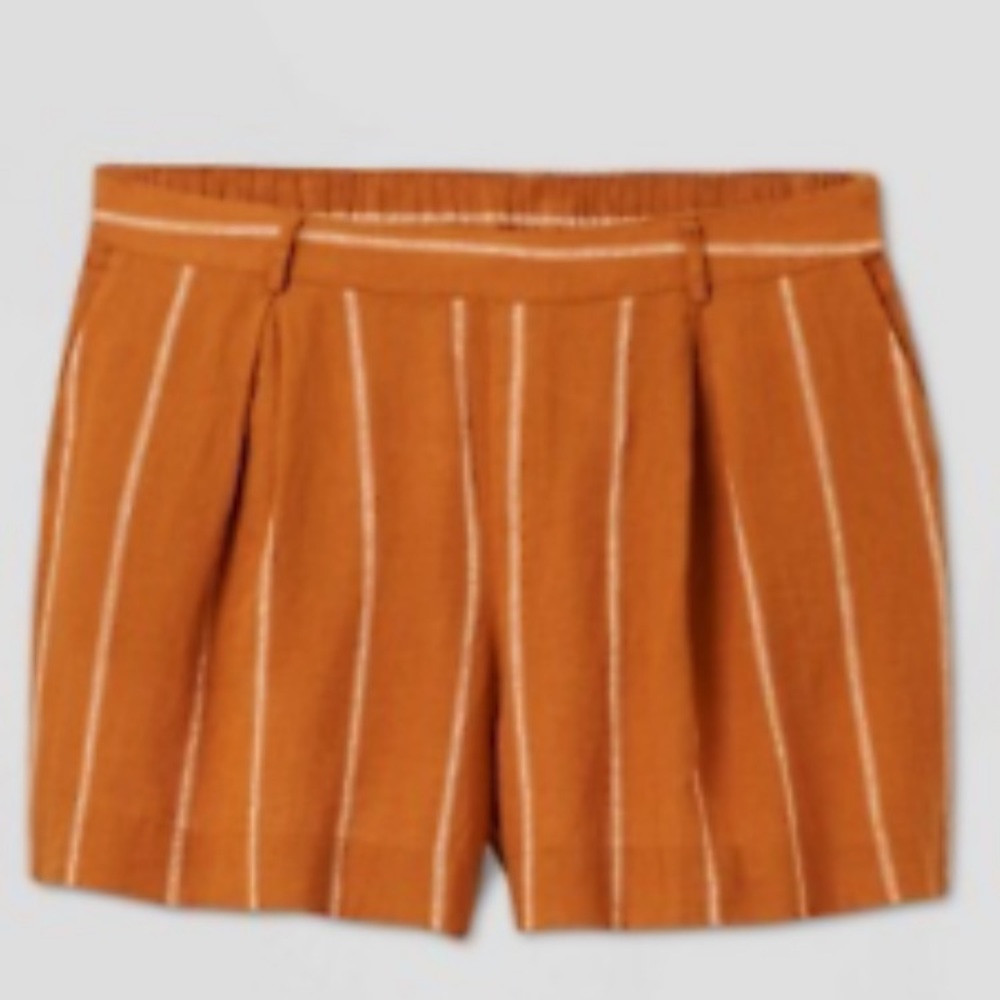 Ava&viv plus size linen blend shorts nwot